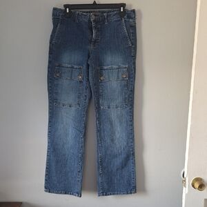 Banana Republic Women's Straight Leg Blue Jeans